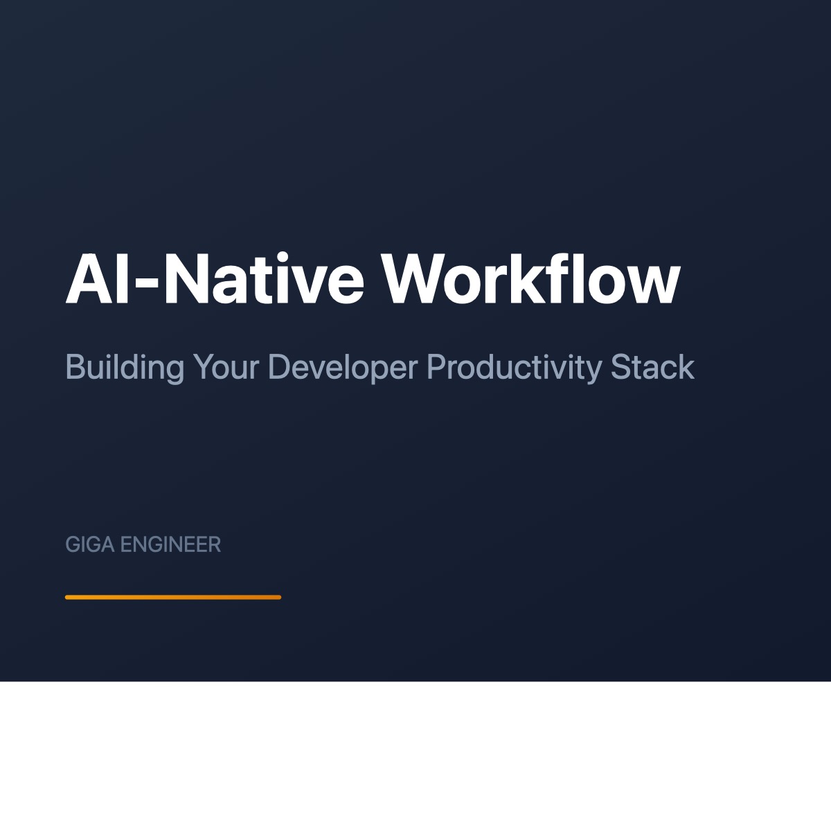 Setting Up an AI-Native Development Workflow in 2025